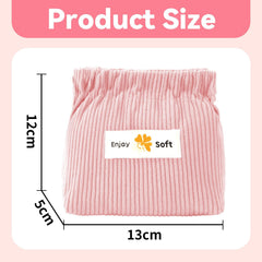 AUGSUN bolsas pana canalé 6pc colores variados para accesorios