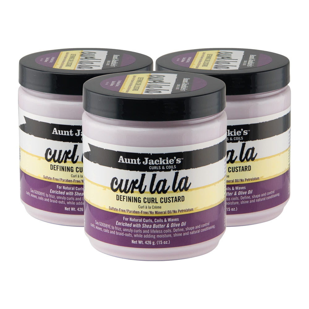 Aunt Jackie's Curl La La crema definidora en botella para rizos definidos y brillo