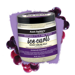Aunt Jackie's Ice Curls hidrata y suaviza el cabello para rizos más manejables.