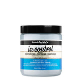 Aunt Jackie's In Control, botella anti-poof para controlar frizz y rizos definidos.
