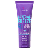 Aussie Gel Fijador Instantáneo con jojoba y algas marinas, botella visible, definición duradera