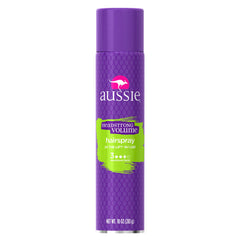 Aussie Headstrong spray-volumen cabello eleva el peinado con fijación duradera.