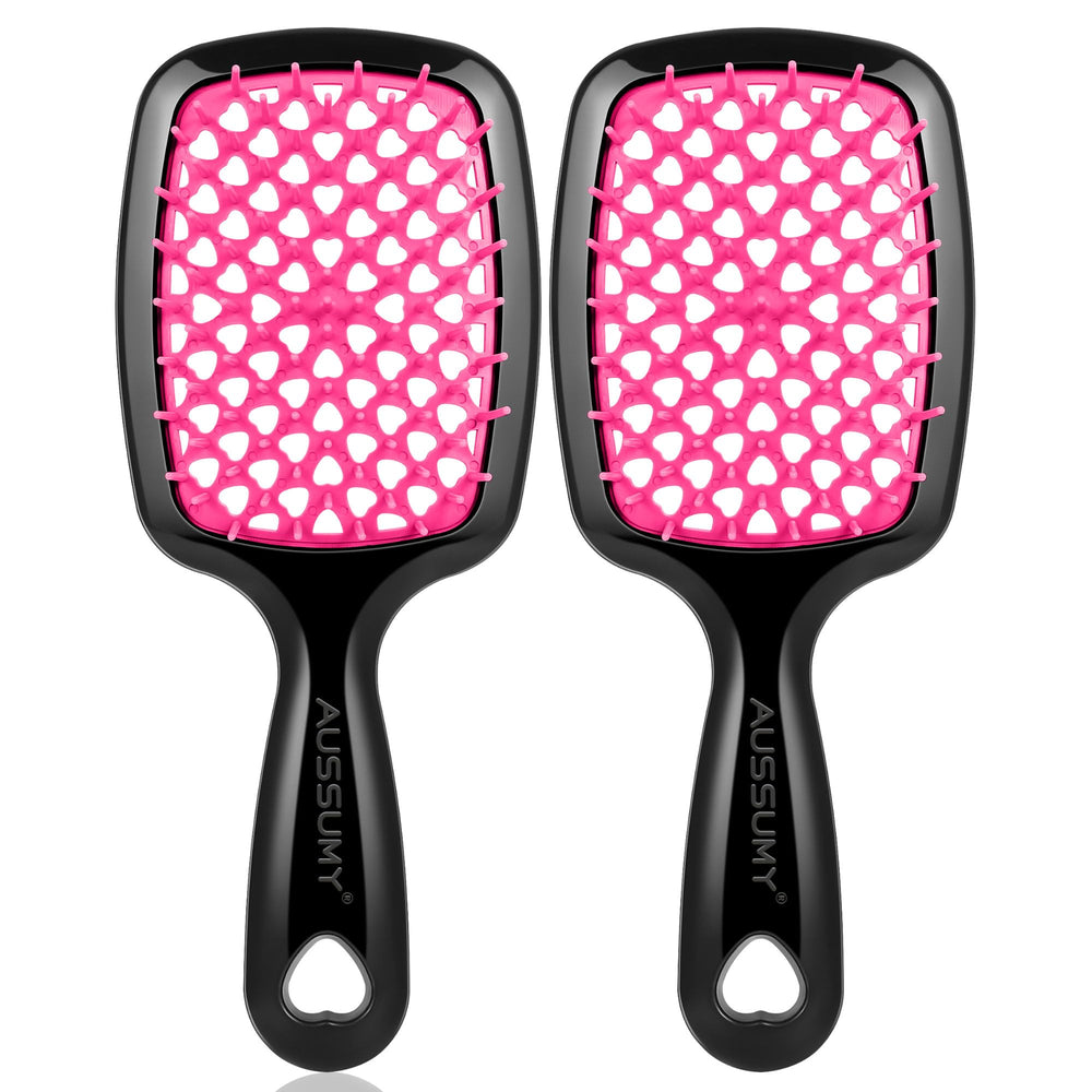 Cepillo Aussumy ventilado para desenredar sin tirones y suavizar el cabello.