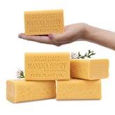 Australian Botanical Soap barra jabon Manuka con miel y jojoba, limpieza suave para la piel