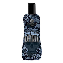 Australian Gold Daringly Dark : bouteille de lotion bronzante avec texture lisse et colorée