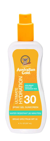 Australian Gold Spray Gel con botella dosificador para aplicación precisa y rápida