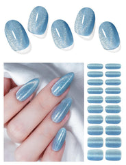 AutyaMee kit 20 tiras gel uñas para un ajuste perfecto