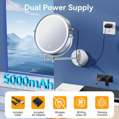 Auxmir batería de 5000mAh para uso sin cables