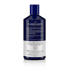 Avalon Organics Champú Engrosador con Biotina y B-Complejo, lista de ingredientes para cuidado capilar.