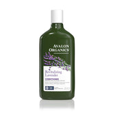Avalon Organics Acondicionador de Lavanda, botella, suaviza el cabello para uso diario.