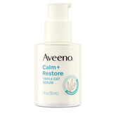 Aveeno Calm + Restore Serum: botella para hidratación suave en piel sensible.