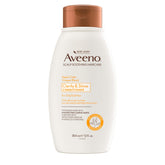 Aveeno Acondicionador Vinagre Manzana, botella visible, brillo y suavidad diario.