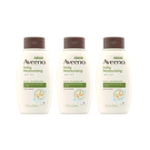 Aveeno pack de 3 botellas de ducha corporal hidratante para uso diario.