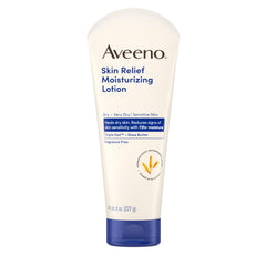 Aveeno Skin Relief, botella sin fragancia para uso diario en piel muy seca