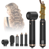 AVENHO 5 en 1 secador-cepillo de aire con iones negativos para reducir frizz.