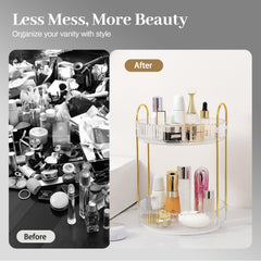 Aveniee diseño versátil, perfecto como organizador de maquillaje y joyero.