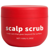 Exfoliante para cuero cabelludo con aceite de aguacate, exfolia suavemente.