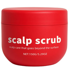 Exfoliante para cuero cabelludo con aceite de aguacate, exfolia suavemente.
