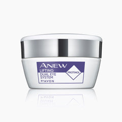 AVON Anew Clinical Pro Eye Lift en bote, crema para contorno suave y efectiva.