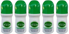 Avon Feelin Fresh deodorant bottle 1.7oz, compact for on-the-go freshness.