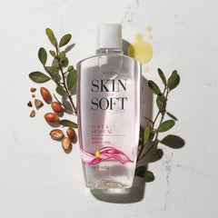 Avon Skin So Soft Soft & Sensual Bath Oil glows after shower application