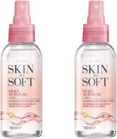 AVON SKIN SO SOFT botella de 150 ml, dos unidades, para hidratación diaria sin grasa.