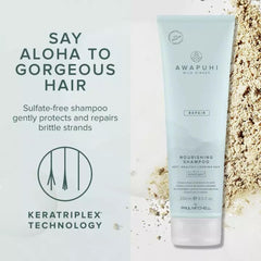 Cabello seco y dañado protegido por Awapuhi Wild Ginger