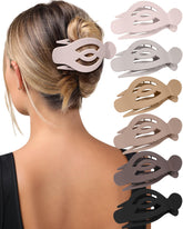 AWAYTR pinza cabello plano grande, confort diario para peinados sin pliegues