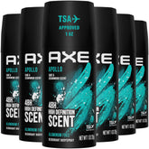 AXE Apollo desodorante en formato viaje, botella para uso diario y viajes.