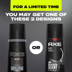 Desodorante AXE Black sin aluminio en spray.