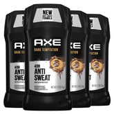 AXE Tentación Oscura desodorante en barra para hombres, frescura duradera.