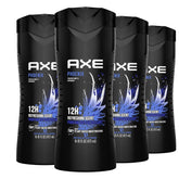 AXE Phoenix botella reciclada, cuida la piel con hidratación continua y compromiso ecológico.