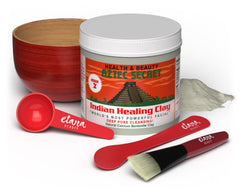 Aztec Secret Arcilla India en envase para limpieza de poros.