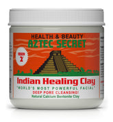 Aztec Secret arcilla sanadora India, limpieza facial profunda para poros