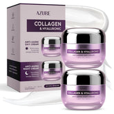 Azure Cosmetics Crema hidratante facial, bote, hidratación de larga duración para la piel.
