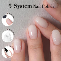 AZUREBEAUTY Acabado jelly brillante para uñas elegantes