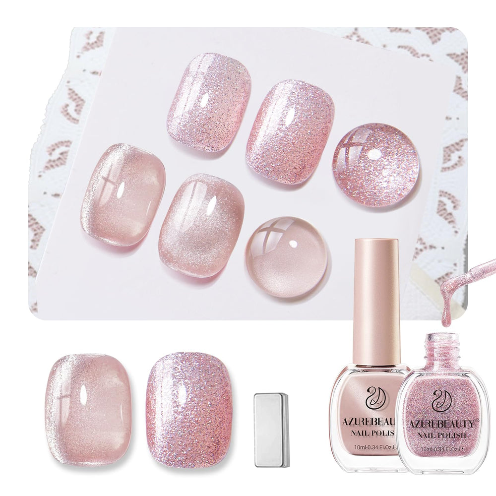 AZUREBEAUTY Cat Eye Nail Polish nude cat eyes for daily elegance