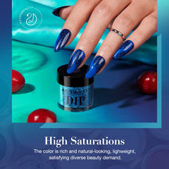 AZUREBEAUTY Dip Powder Ocean Green Shimmer for lasting gloss.