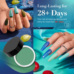 AZUREBEAUTY Dip Powder Pure Blue for smooth, natural color.
