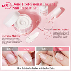 AZUREBEAUTY polvo de inmersión transparente 28 g, mayor flexibilidad