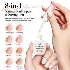 AZUREBEAUTY esmalte uñas fortaleza y crecimiento para uñas saludables.