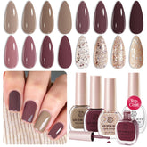 AZUREBEAUTY Esmalte tono natural para uñas con acabado suave y ligero.