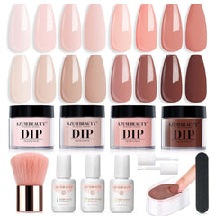 AZUREBEAUTY kit inicio con polvos para inmersión en tono piel claro, ideal para principiantes