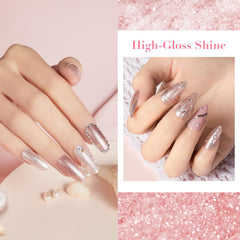 AZUREBEAUTY laca tono nude perla, acabado suave para uñas elegantes