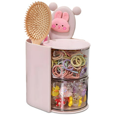 Organizador Azurphoric giratorio para accesorios de cabello y maquillaje