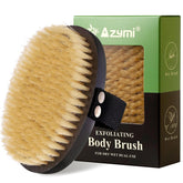 Azymi cepillo exfoliante corporal con cerdas naturales para exfoliar la piel