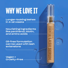 BABE ORIGINAL : Application nocturne simple pour des cils visiblement plus soyeux et nourris.