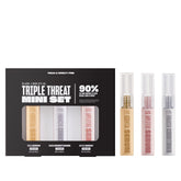 Set BABE ORIGINAL triple amenaza mini en estuche, perfecto para viajes.