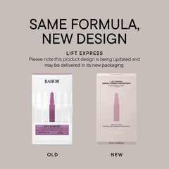 BABOR Lift Express textura cremosa se absorbe dejando hidratación suave.