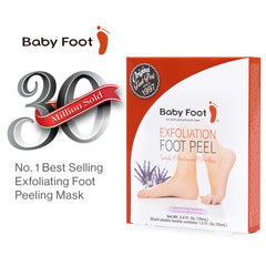 Baby Foot Original: experiencia spa en casa con aroma relajante de lavanda.